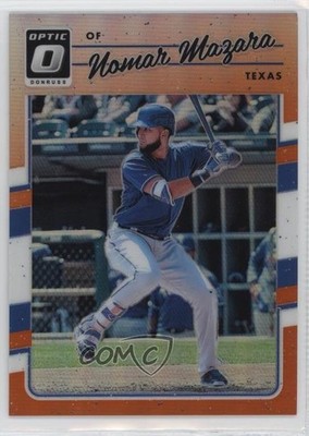 2017 Panini Donruss Optic Orange Prizm 5/199 Nomar Mazara #146 z6b