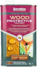 BARRETTINE WOOD PROTECTIVE TREATMENT - ALL COLOURS - ALL SIZES 1L 2.5L 5L NEW