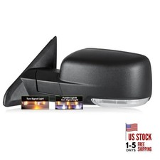 Driver Side Mirror for 2009-2018 Ram 1500 2010-2018 Ram 2500 3500 2019 Black