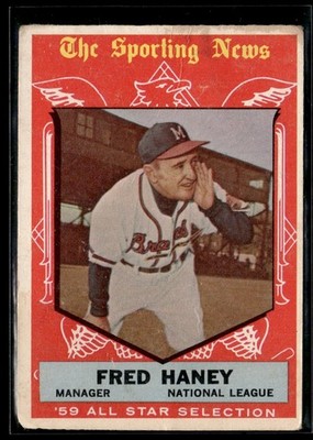 1959 Topps Fred Haney Low Grade Set break #551