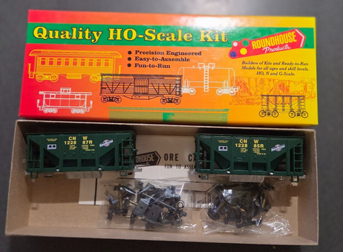 Kit de coche de mineral lateral acanalado Roundhouse 22' #14000 - Kit usado/sin construir | Condition: Used