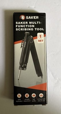 Saker Multi-function Scribing Tool- Construction Black Compass, Profile Edge NIB