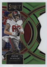 2023 Panini Select Premier Level Neon Green Prizm Die-Cut /499 Payne Durham 1qr7