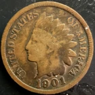 1901 Indian Head Copper Cent, Philadelphia Mint NICE!