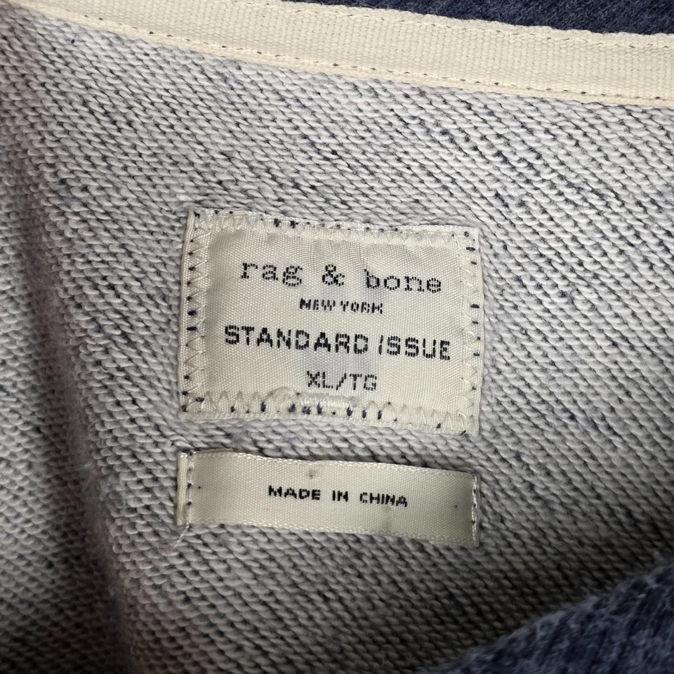 Толстовка с длинным рукавом мужская Rag & Bone New York стандартный выпуск 100% хлопок XL - Изображение 3 из 4