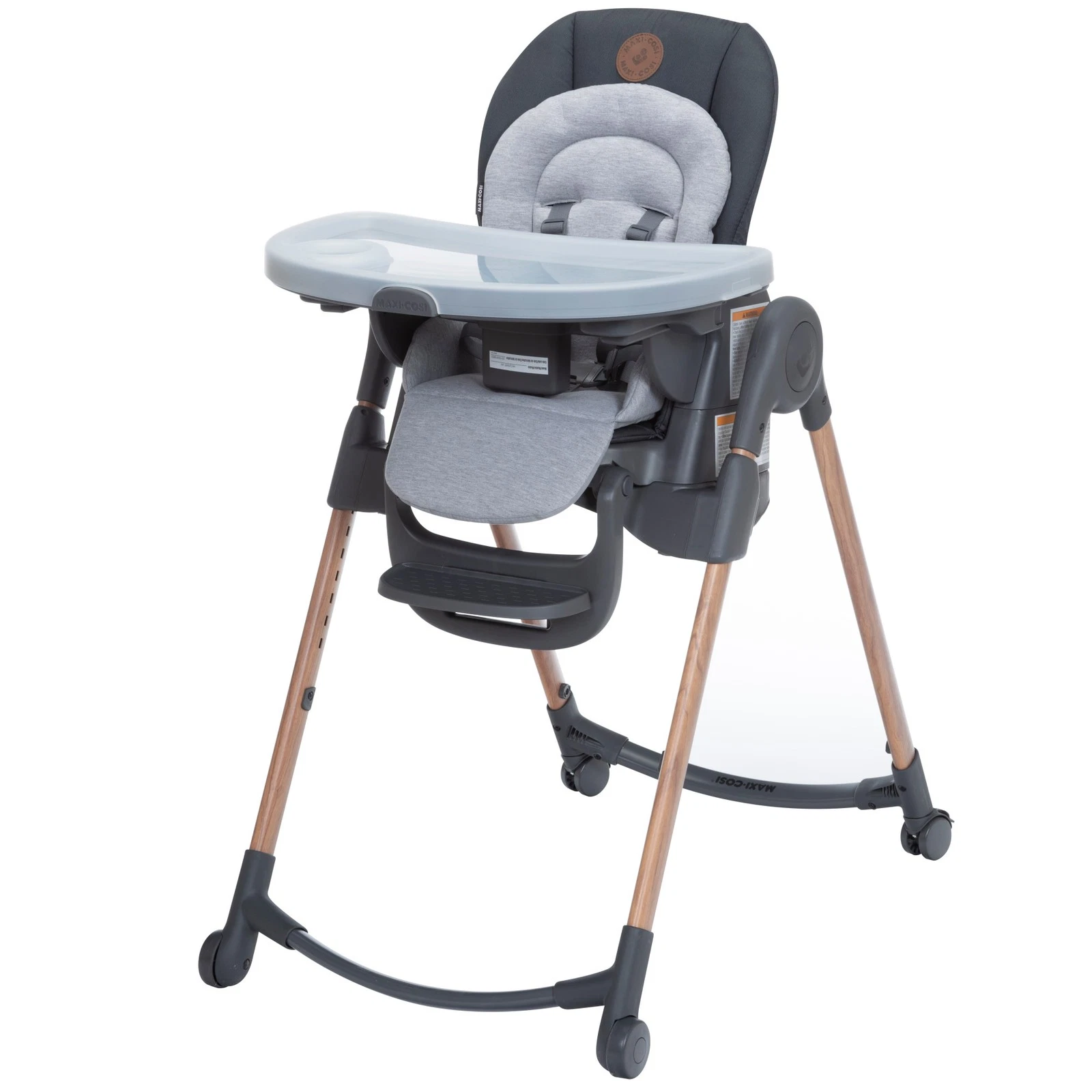 Maxi-Cosi Easy-Clean Multi-Use 6-in-1 Minla Adjustable High Chair Baby Chair,