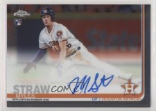 2019 Topps Chrome Rookie Myles Straw #RA-MS Auto RC tk9