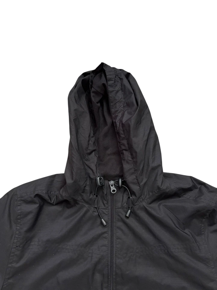 Chaqueta cortavientos O'Neill para hombre talla grande negra TRVLR elástica con cremallera ventilada ligera Foto 4 de 4