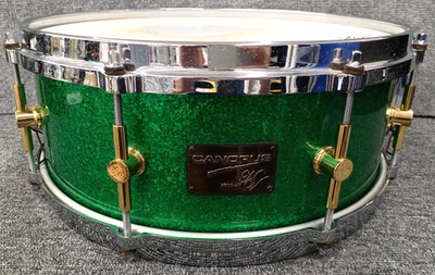 CANOPUS Neo Vintage Snare Drum Green Sparkle NV60-M1S 14