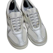 Grasshopper Get Fit Performance Platforms Walking Sneakers Size 6.5 Silver Gray