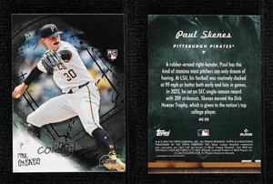 2024 Topps Update All Class Black /299 Paul Skenes #AC-25 Rookie RC