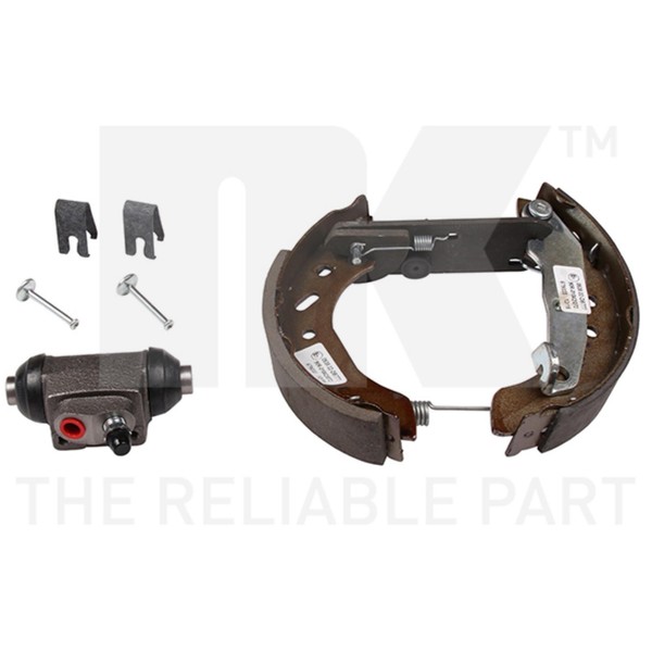 Nk Bremsbackensatz Bremsbacken Hinten FüR Ford Ka Fiesta Iv Rb Ja Jb Ec-image