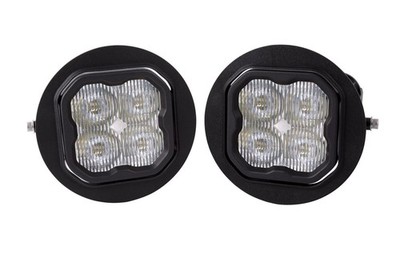 SS3 Max Type FT Kit With Amber Back Light White SAE Fog Diode Dynamics LED