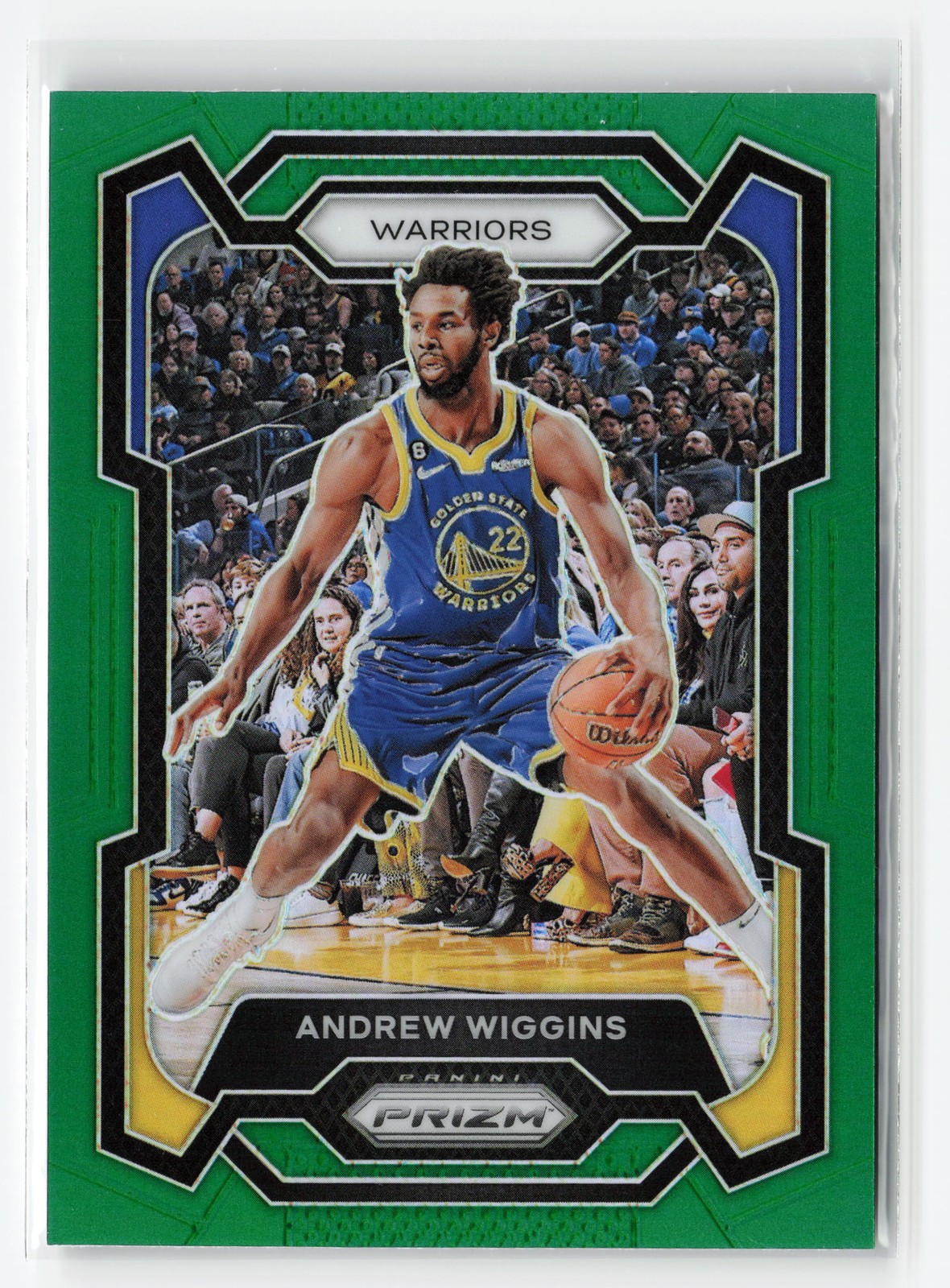 ANDREW WIGGINS #83 2023-24 PANINI PRIZM WARRIORS GREEN