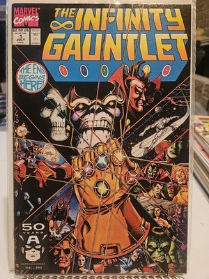 THE INFINITY GAUNTLET #1 (MARVEL COMICS July 1991) NEAR MINT 