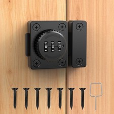 Combination Cabinet Latch Keyless Drawer Lock Easy To Install Suitable For Kitch