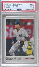 2019 Heritage High Number SP (Action Variation) Gleyber Torres PSA 9 MINT 1da