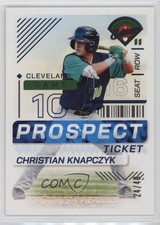 2024 Panini Prospect Edition Teal 24/49 Christian Knapczyk #54 1k0w