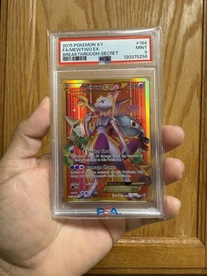 ニュクス シークレット Mewtwo EX (164 Secret Full Art) 164/162 Breakthrough Holo