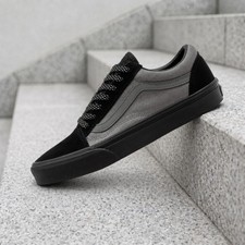 Vans Old Skool Skate Black Grey ECUQPT GS New