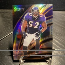 Ray Lewis 2025 Panini Select Silver Prizm #299 Baltimore Ravens
