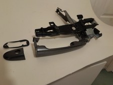 Mazda 3 Mk2 Drivers Front Exterior Door Handle With Backing Graphite Grey