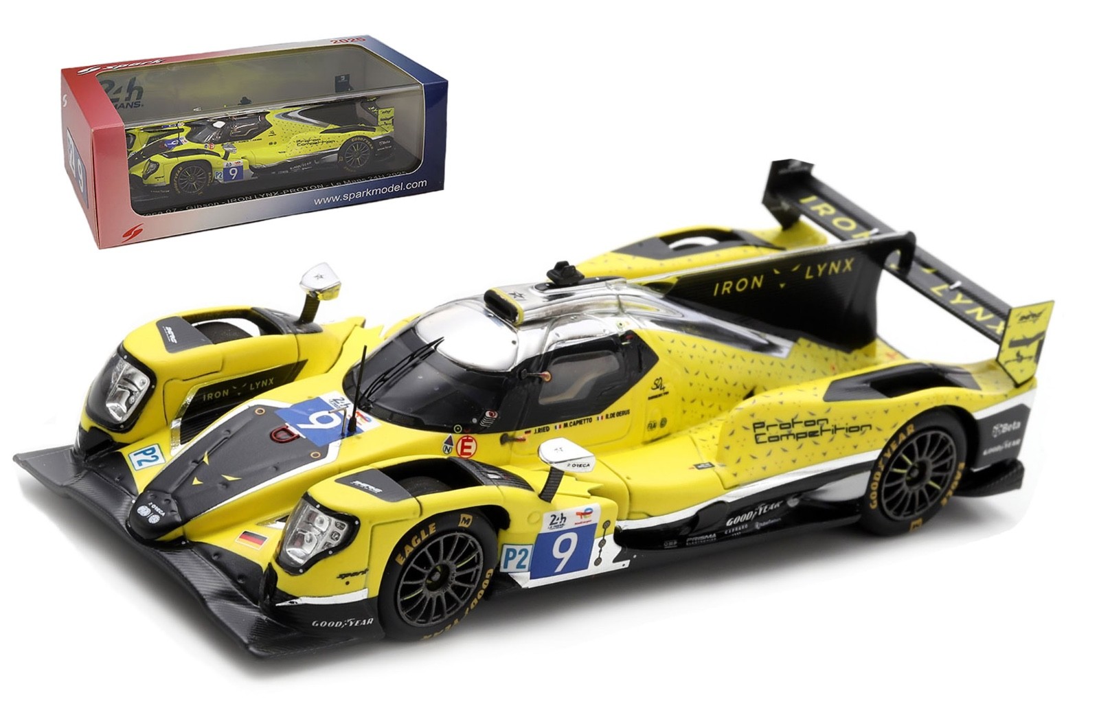 Spark S9272 Oreca 07-Gibson  #9 'Iron-Lynx Proton' Le Mans 2025 - 1/43 Scale