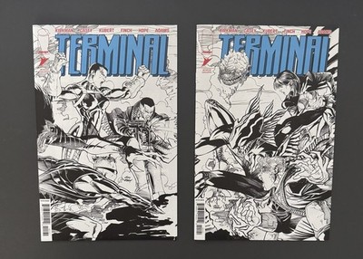 TERMINAL #1 Ashcan Skybound Andy Kubert, Robert Kirkman Retailer Exclusive Set