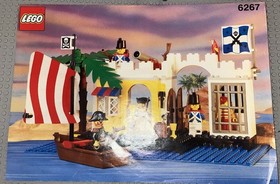 Lego 6267 Pirates I Imperial Soldiers Lagoon Lock-Up Set Vintage Manual