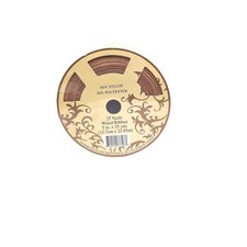 Designer Ribbon 25 Yards Gold Wired 5 in. X 25 yds 60 Nylon 40 Polyester