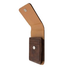 caseroxx Sac d'extérieur pour LG G4 en brun fait de cuir veritable