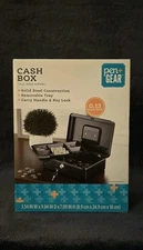 Pen + Gear 10 inch Metal Cash Box with Money Tray and Key Lock, BRAND NEW!