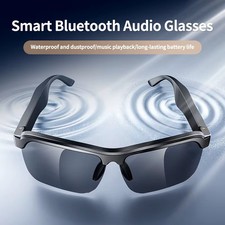 8K AI Smart Glasses 100MP Camera Chat GPT Touch Sport Sunglasses Bluetooth Gift