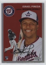 2023 Topps Chrome Platinum Anniversary Refractor Israel Pineda #153 0x4h