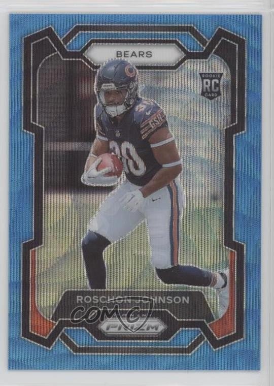 2023 Panini Prizm Rookies Blue Wave 20/199 Roschon Johnson #314 Rookie RC 1k3z