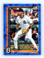 2025 Topps Chrome Update Sapphire Edition Gage Workman Rookie