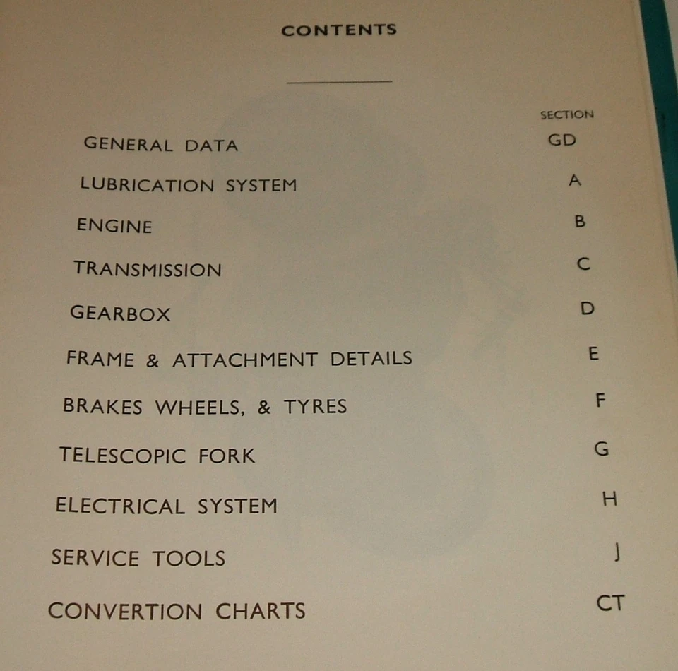 Manual de servicio Triumph Bonneville Tiger 750 1973-1980 T140v Tr7v taller de reparación Foto 3 de 4
