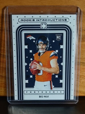 2024 Panini Photogenic - Rookie Introductions Bo Nix #5 (RC)