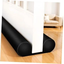 Under Door Draft Stopper for Bottom of Door Insulation for Winter 36” - Black