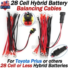 28 Cell Hybrid Battery Balancing Cables Plug For Toyota Prius & 28 cell or less