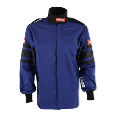 #ad RaceQuip 111026RQP 110 Series Driving Jacket SFI 3.2A 1 Blue Black Stripe XL $97.35