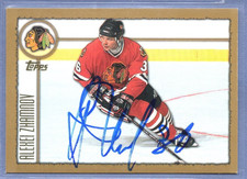 1998-99 Topps Hockey * Alexei Zhamnov * Signed * Card #135
