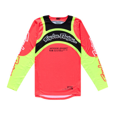 2026 Troy Lee Designs TLD Motocross GP Pro Trikot Swerve Infrarot/Gelb Erwachsene