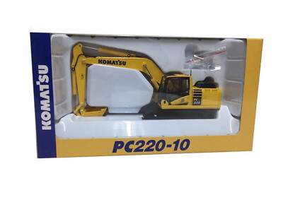 Modèle Réduit 1/50 De Pelle Sur Chenilles Komatsu PC220-10 - Jouet Collection En Métal Moulé, édition 2019