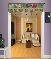 Indian Patchwork Embroidered Ethnic Door Decoration Valances Toran Wall Hanging