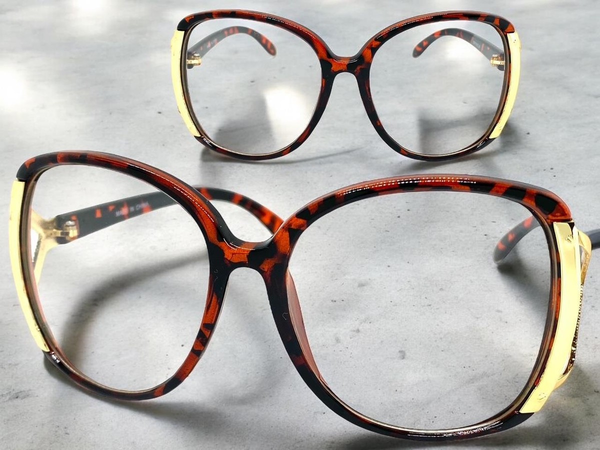 Cat Eye Glasses Tortoise Shell Glasses Fake Clear Lens Glasses