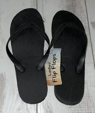 Old East Main Flip-Flop Slip-on Sandals size S small 5/6 - Black - NEW