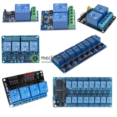 12V 1/2/4/8/16 Channel Relay Module With optocoupler For PIC AVR DSP ARM Arduino