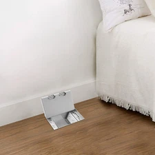 Modern Silver Hidden Floor Socket Box with USB & Multiple Outlets