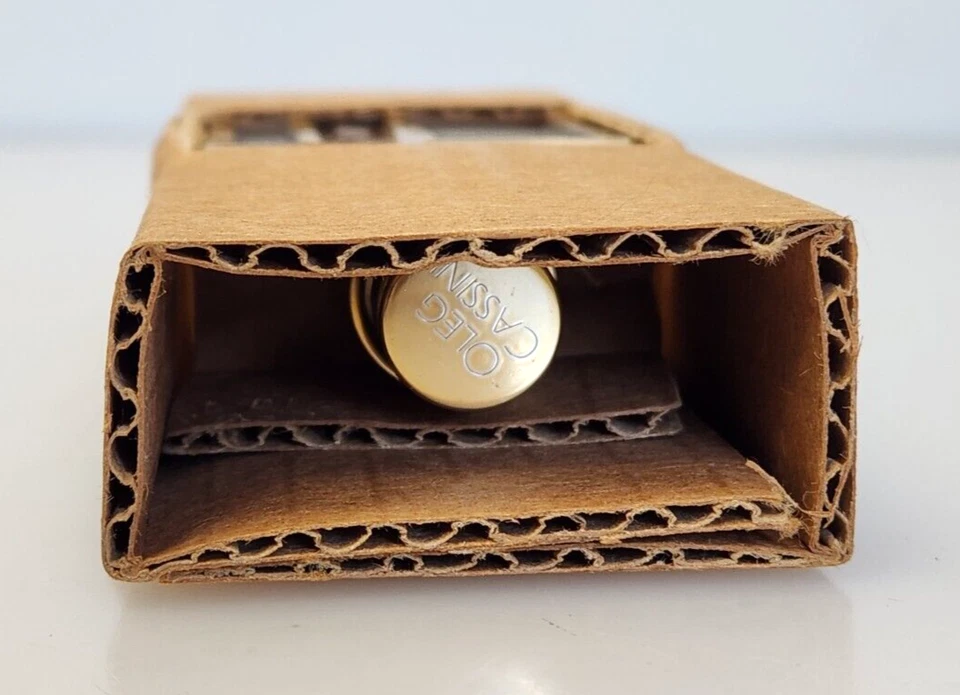 Vtg 1979 Oleg Cassini Men Aftershave/Cologne Jovan 1 FL OZ TESTER DISPLAY STAND - Image 3 of 4